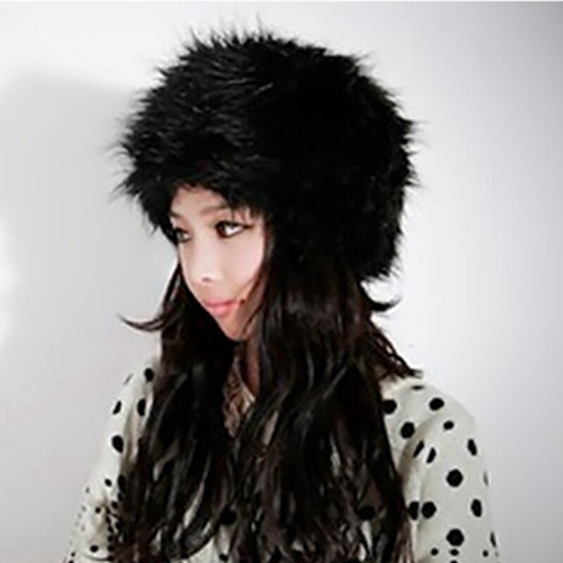 fake fur hat